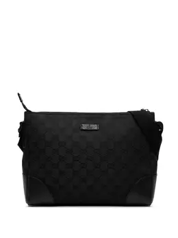 Gucci Pre-Owned: Чёрная сумка через плечо 