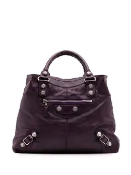 Balenciaga Pre-Owned: Фиолетовая сумка-шоппер 