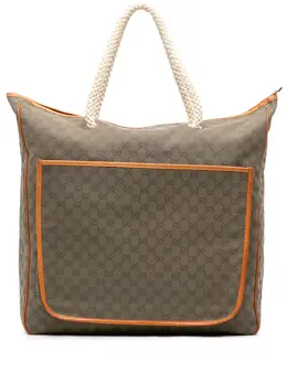 Gucci Pre-Owned: Коричневая сумка-шоппер 