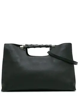 Gucci Pre-Owned: Чёрная сумка-шоппер 