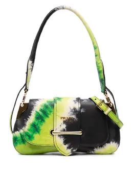 Prada Pre-Owned: Зелёная сумка 
