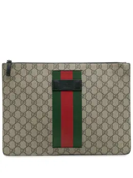 Gucci Pre-Owned: Коричневый клатч 