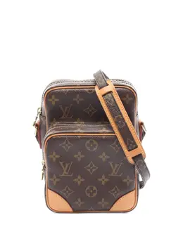 Louis Vuitton Pre-Owned: Коричневая сумка через плечо 