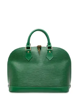 Louis Vuitton Pre-Owned: Зелёная сумка 