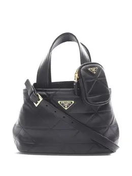 Prada Pre-Owned: Чёрная сумка-шоппер 