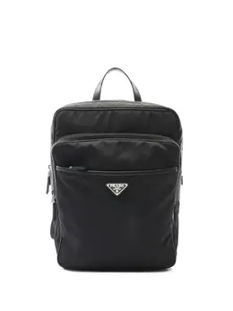 Prada Pre-Owned: Чёрный рюкзак 