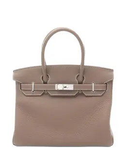 Hermès Pre-Owned: Светлая сумка-шоппер 