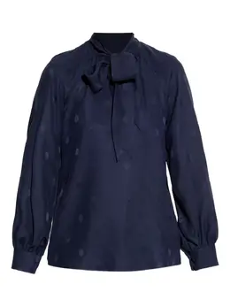 ETRO: Блуза с бантом 