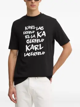 Karl Lagerfeld: Чёрная футболка 