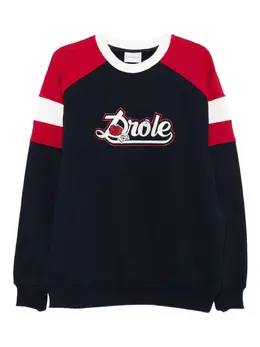 Drôle De Monsieur: Синий свитшот 