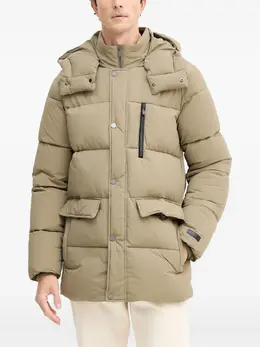 Trussardi: Пальто с капюшоном 