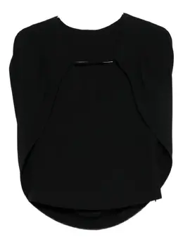 Alberta Ferretti: Чёрная блуза 