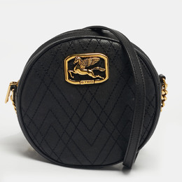 Etro: Чёрная сумка через плечо  Pegaso