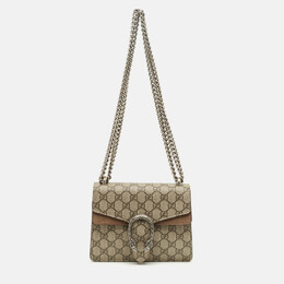 Gucci: Бежевая сумка  GG Supreme