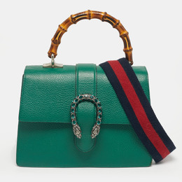 Gucci: Зелёная сумка на руку  Dionysus