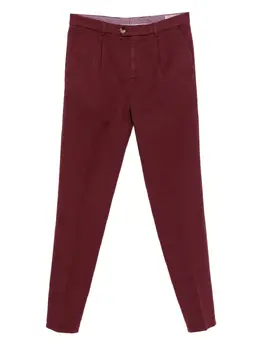 Brunello Cucinelli: Бордовые брюки 
