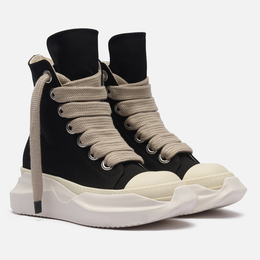 Rick Owens DRKSHDW: Чёрные кроссовки  Abstract