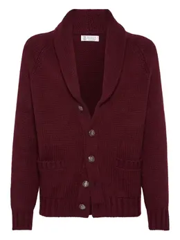 Brunello Cucinelli: Кардиган с воротником 