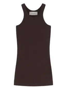 Max Mara: Коричневый топ 