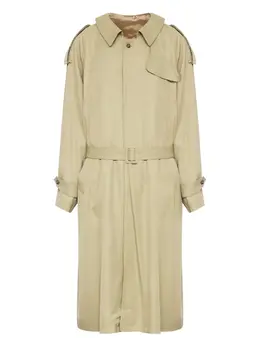 MM6 Maison Margiela: Бежевый плащ 