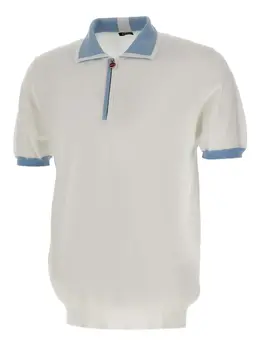 Kiton: Белое поло 