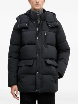 Trussardi: Пальто с капюшоном 