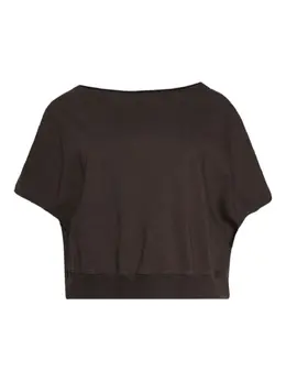 Rick Owens DRKSHDW: Коричневый топ 