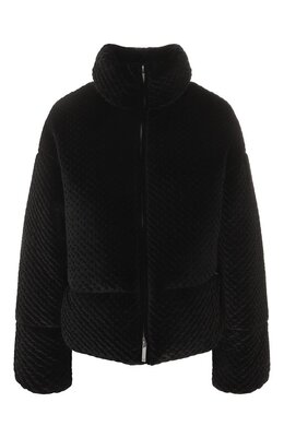 Emporio Armani: Чёрный пуховик 