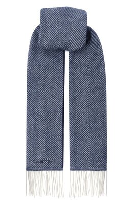 Lanvin: Синий шарф 