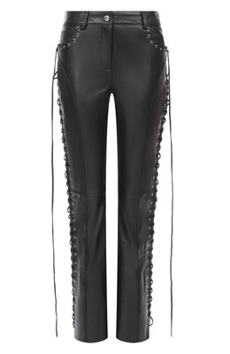 Blumarine: Кожаные брюки 