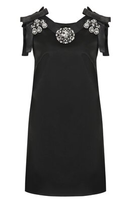 Dolce & Gabbana: Атласное платье 