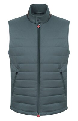 Kiton: Зелёный жилет 