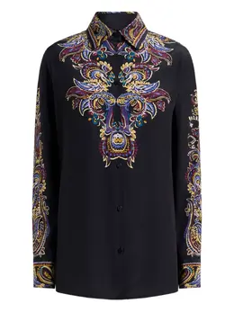ETRO: Рубашка с воротником 