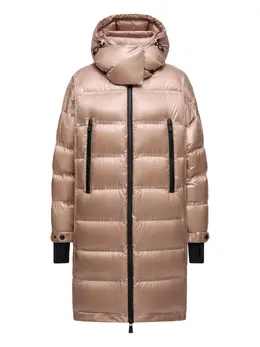 Moncler: Пальто с капюшоном 