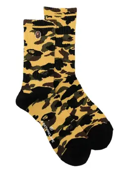 A BATHING APE®: Светлые носки 