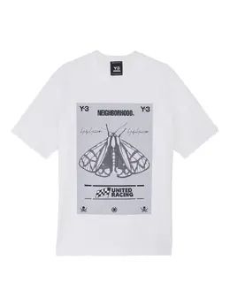 Y-3: Белая футболка 