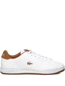Lacoste: Белые кроссовки 