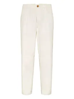 Brunello Cucinelli: Белые брюки 