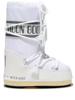 Moon Boot: Белые ботинки 