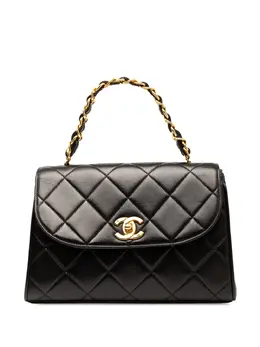 CHANEL Pre-Owned: Чёрная сумка 