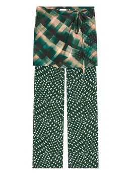 DRIES VAN NOTEN: Юбка с запахом 