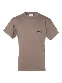 Balenciaga Pre-Owned: Коричневая футболка 