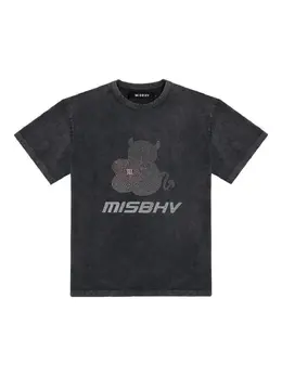 MISBHV: Футболка со стразами 