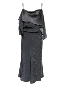 MM6 Maison Margiela: Платье с оборками 