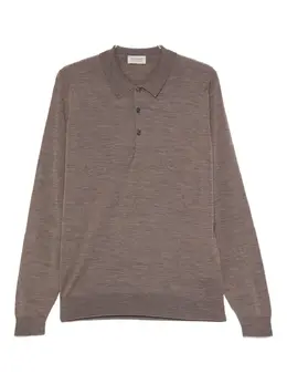 John Smedley: Поло с длинным рукавом 