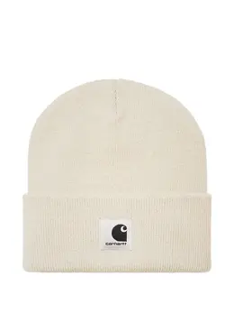 Carhartt WIP: Белая шапка 