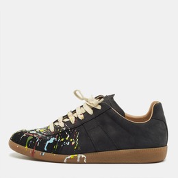 Maison Martin Margiela: Чёрные кроссовки  Replica