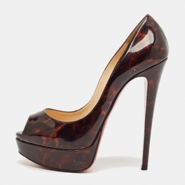 Christian Louboutin: Чёрные босоножки 