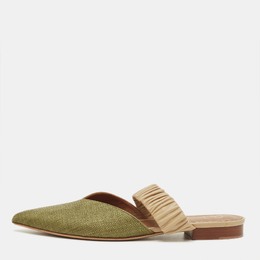 Malone Souliers: Зелёные сабо 