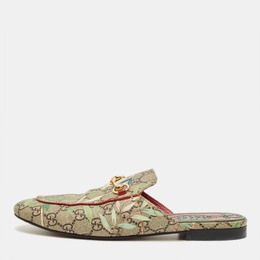 Gucci: Бежевые сабо  Princetown